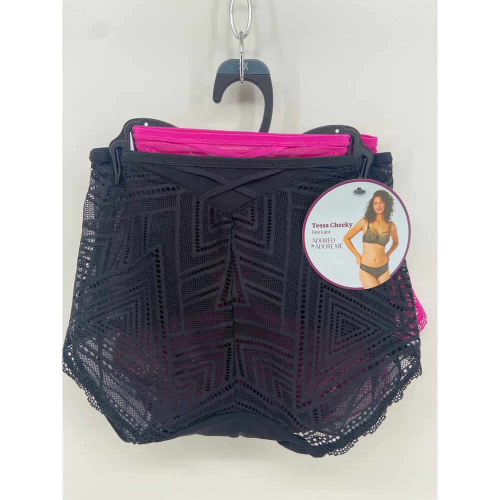 NWT 2pk Tessa Cheeky Geo Lace